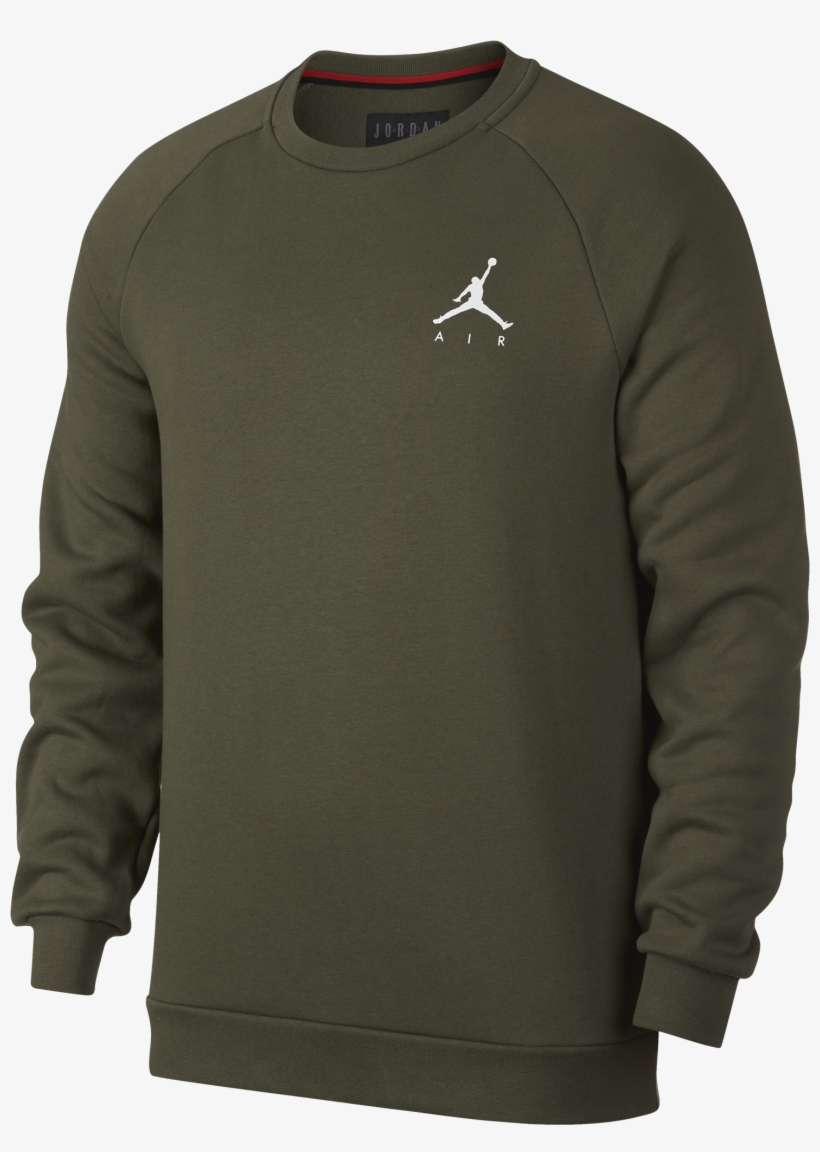 Air Jordan Jumpman Fleece Crew - Jordan Jumpman Fleece Hoodie, transparent png #8420090