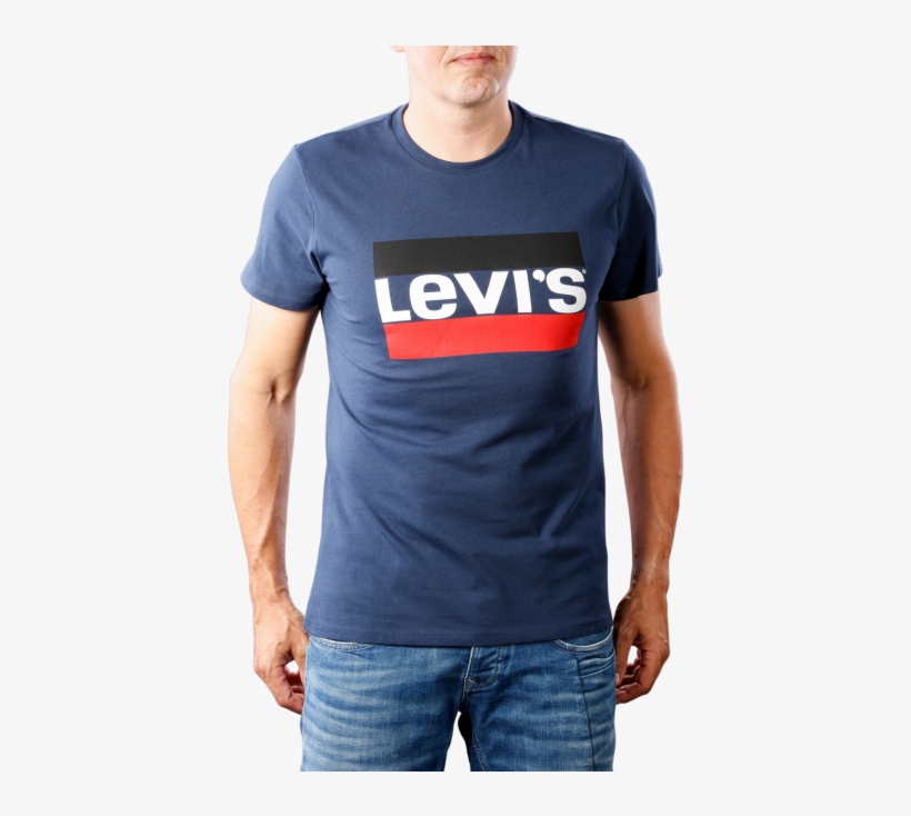 S Sportswear Logo Graphic 84 T-shirt Blue - Active Shirt, transparent png #8420091