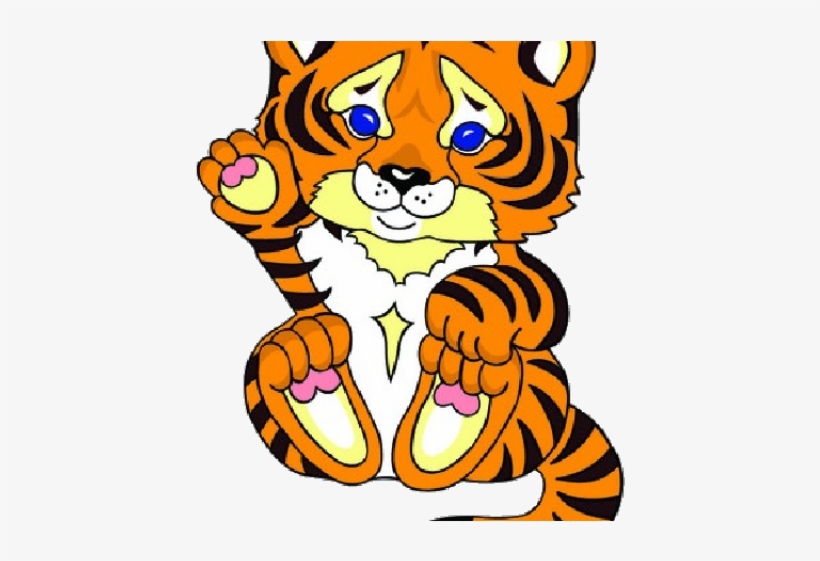 Tiger Clipart Indian Tiger - Tiger Cartoon Png, transparent png #8420750