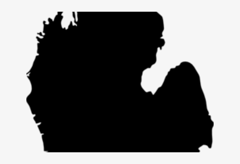 Michigan Clipart Outline - Missile Dropkick Wrestling Association, transparent png #8421812