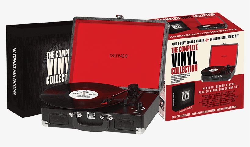 Vinyl Banner Img - Denver Suitcase Record Player, transparent png #8423525