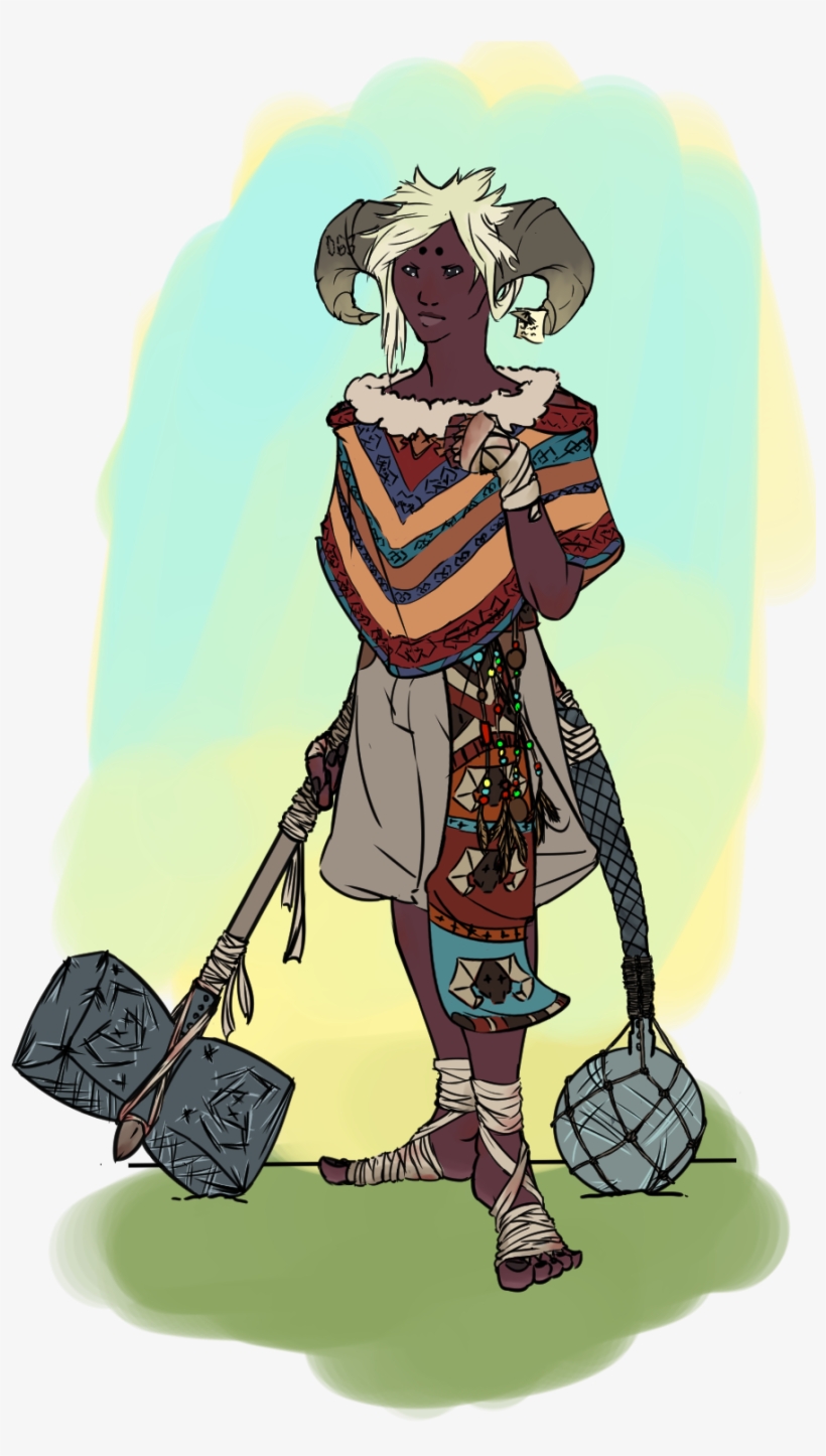 D&d 5e Tiefling Barbarian, transparent png #8423680