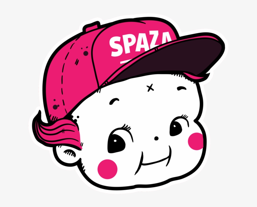 Spaza Boi Pink Design Art Vector Illustration, transparent png #8423849
