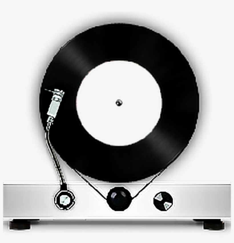 Record Player Music Vinyl Old School Dj - Circle, transparent png #8424060