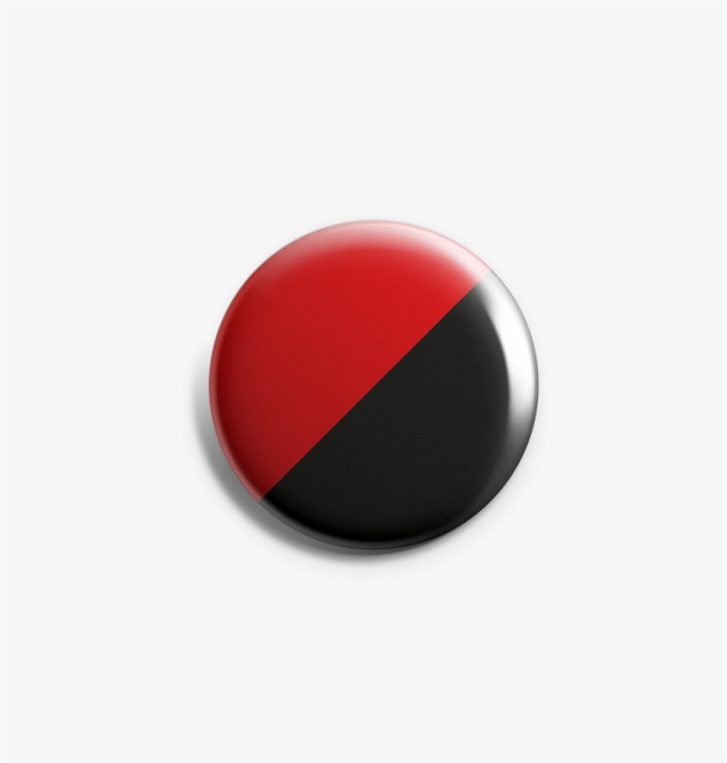 Black / Red Button - Sphere, transparent png #8424644