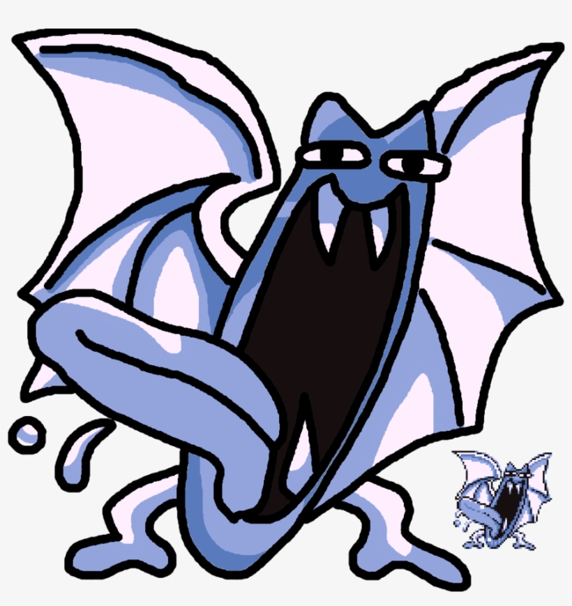 Has Nobody Seen A Golbat Before, transparent png #8424646
