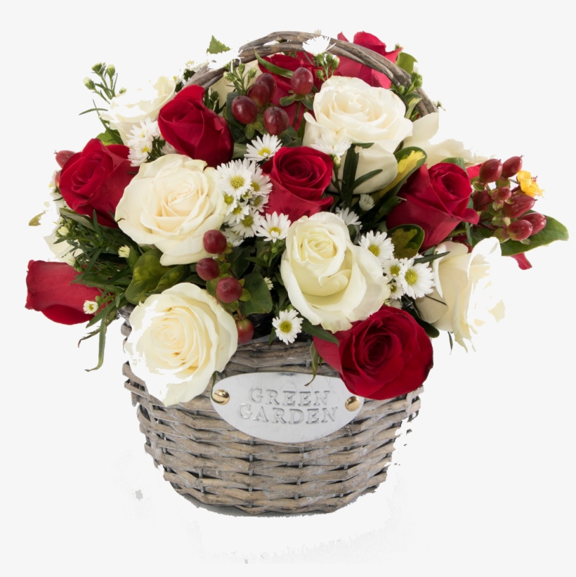 Vig064 Flores Y Canasta - Flower Bouquet, transparent png #8424907