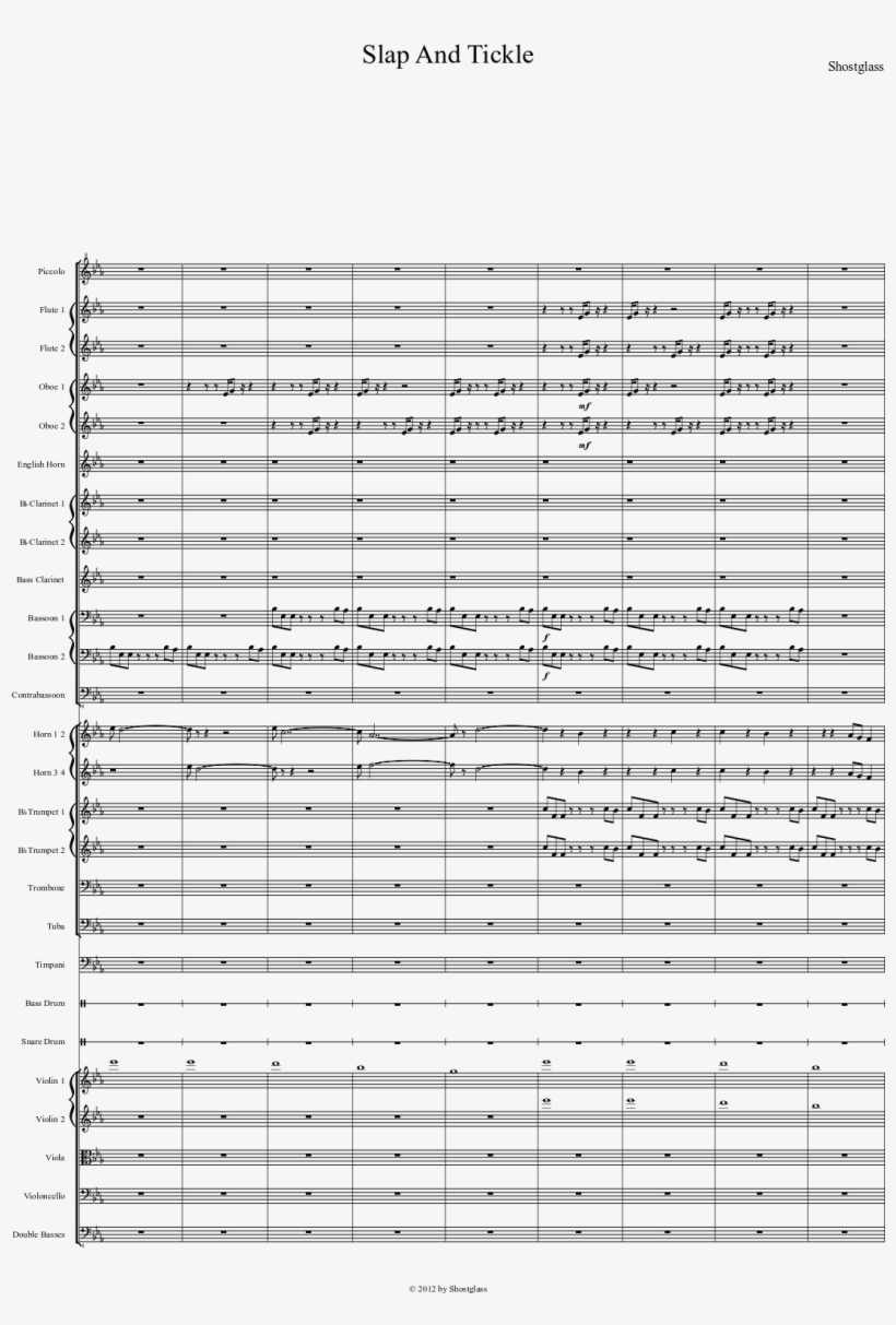 Print - O Fortuna Orchestral Score, transparent png #8425253