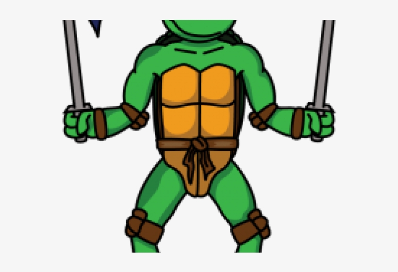 Ninja Turtles Clipart Easy Draw - Cartoon, transparent png #8425836