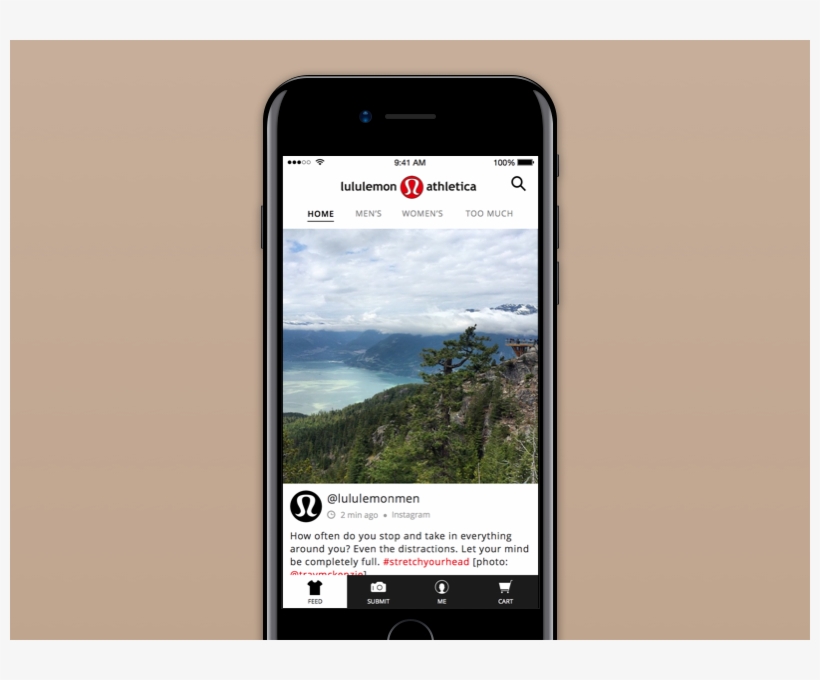 Lululemon Athletica Redesign Visual Design Mobile Product - Lululemon, transparent png #8426040