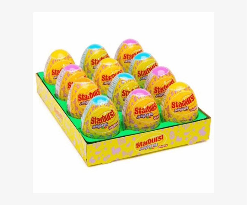 Starburst Original Jellybeans Easter Candy Filled Eggs - Macaroon, transparent png #8426117