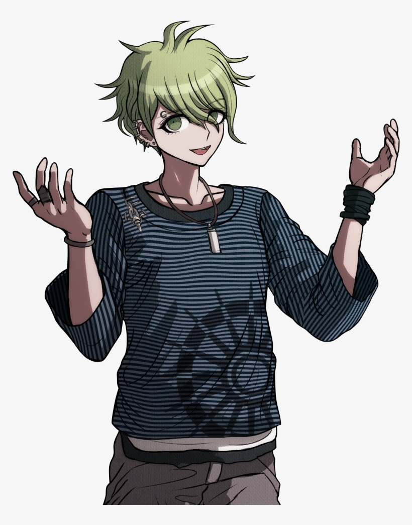 Amami With The Eyebrow Piercing Spike Chunsoft Promised - Amami Rantarou Sprites, transparent png #8426228