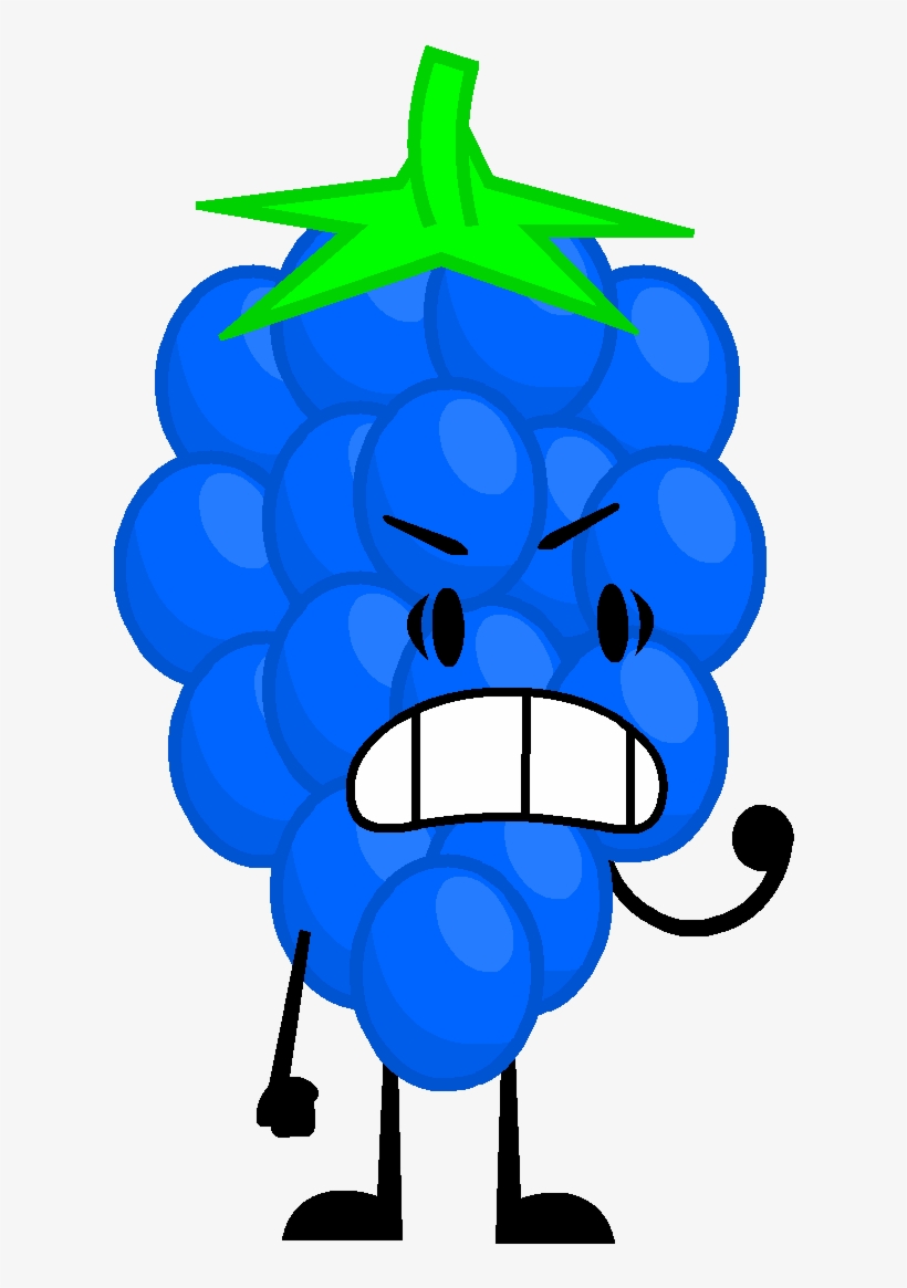 Blue Raspberry - Blue Raspberry Cartoon, transparent png #8426712