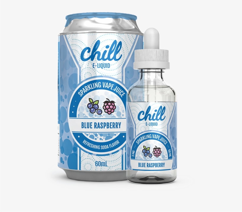 Chill Blue Raspberry - Blue Raspberry Vape Juice, transparent png #8426810