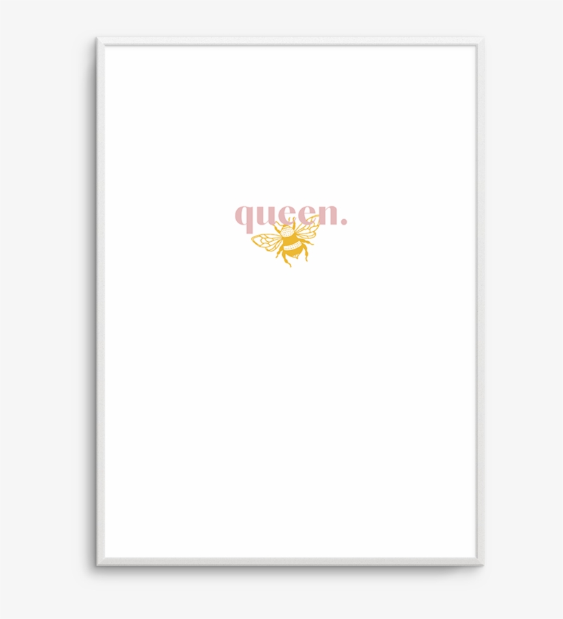 Shop Queen Bee Art Print Or Poster Online Olive Et - Greeting Card, transparent png #8427060