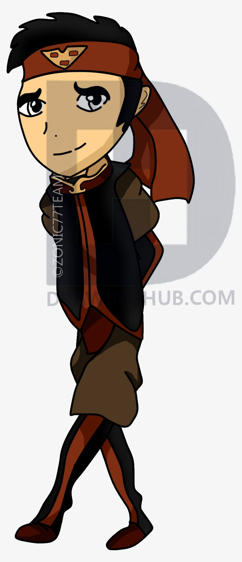 Fire Nation Aang - Cartoon, transparent png #8427135