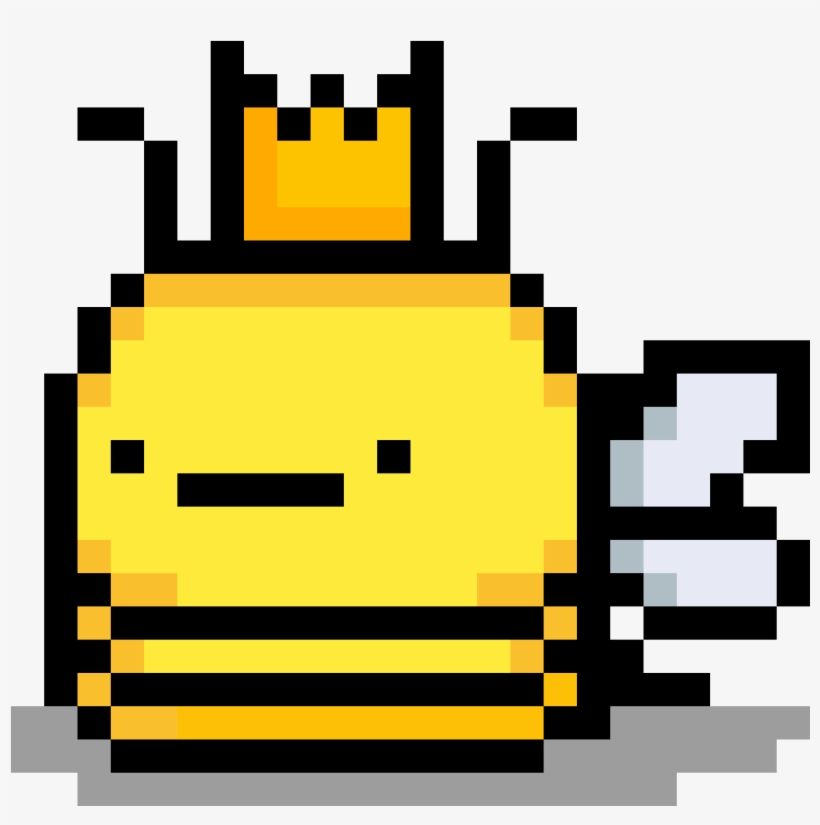Queen Bee Meep - Koro Sensei Pixel Art, transparent png #8427164