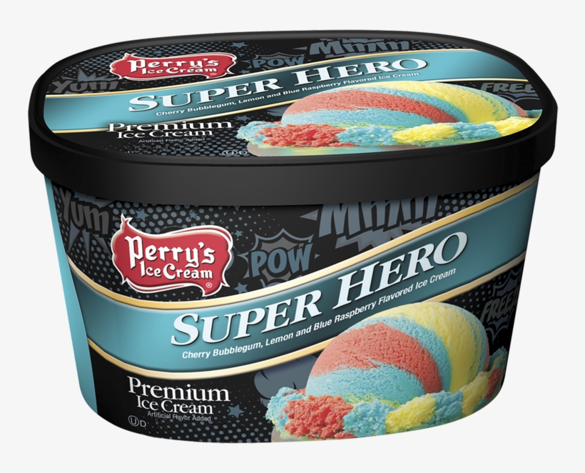 Super Hero - Chapman's Superhero Ice Cream, transparent png #8427295