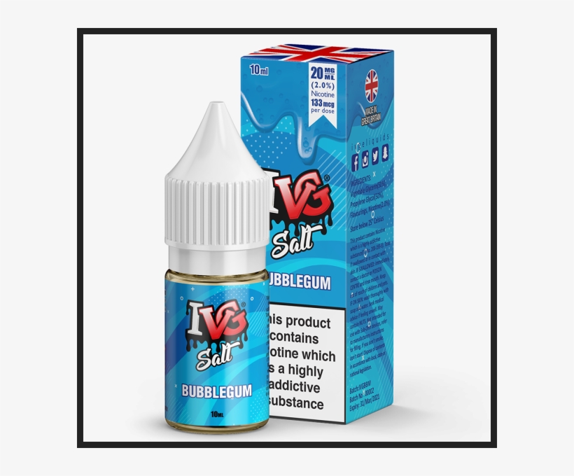 Ivg Salt Blue Raspberry 50ml - Ivg Summer Blaze Salt, transparent png #8427567