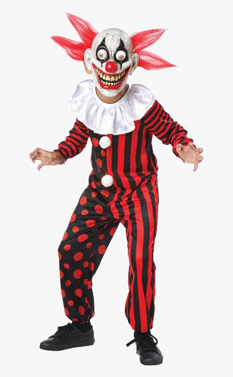 Child Halloween Clown Googly Eye Costume - Clown Costumes For Boys, transparent png #8427963
