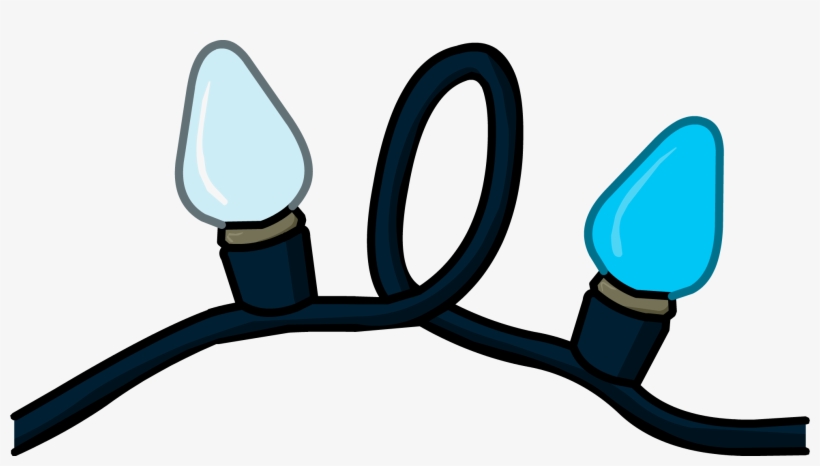 Ice Holiday Lights - Club Penguin Christmas Lights Png, transparent png #8428091