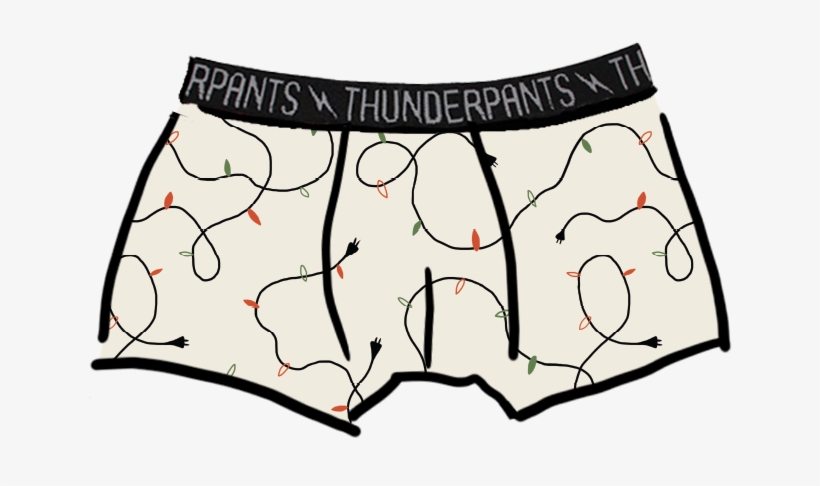 Men's Boxer Brief Holiday Lights - Underpants, transparent png #8428184