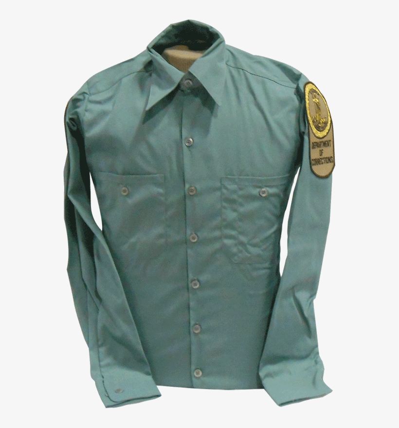 Button Up Long Sleeve Shirt - Button, transparent png #8429014