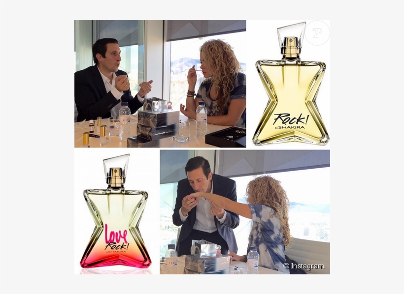 Shakira Assure La Promotion De Son Nouveau Parfum Love - Perfume, transparent png #8430330