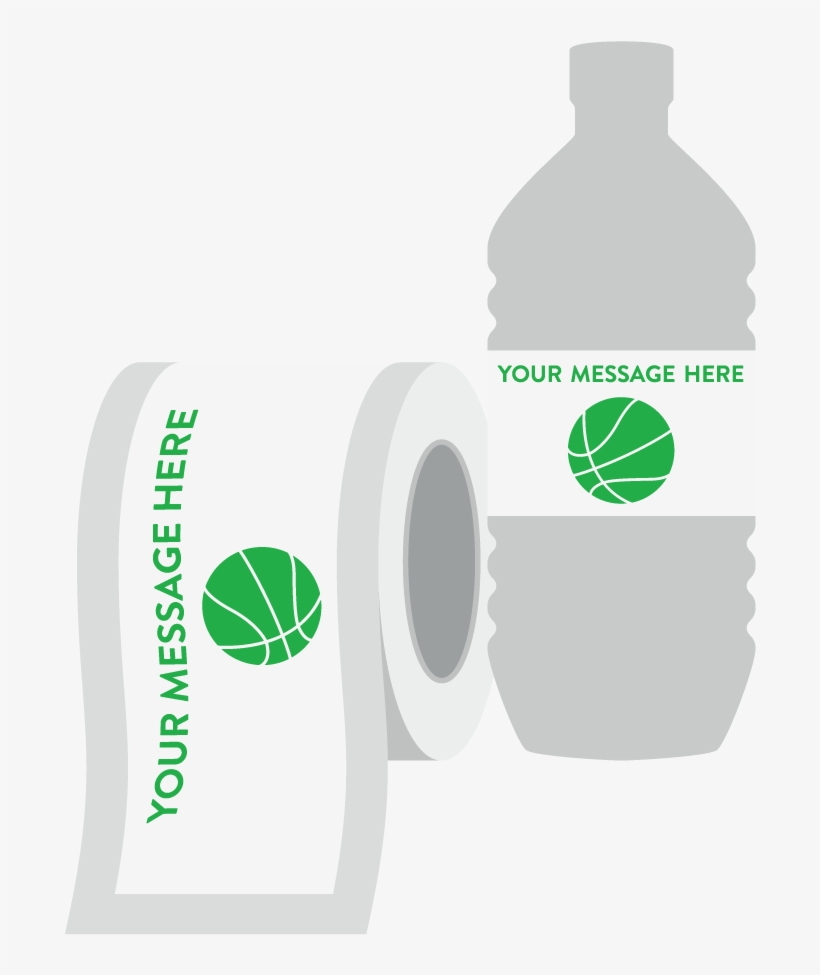 Water Bottle Labels - Plastic Bottle, transparent png #8430933