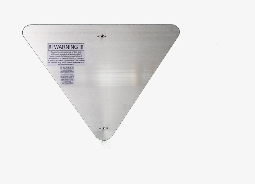 Flashing Yield Sign - Document, transparent png #8431076