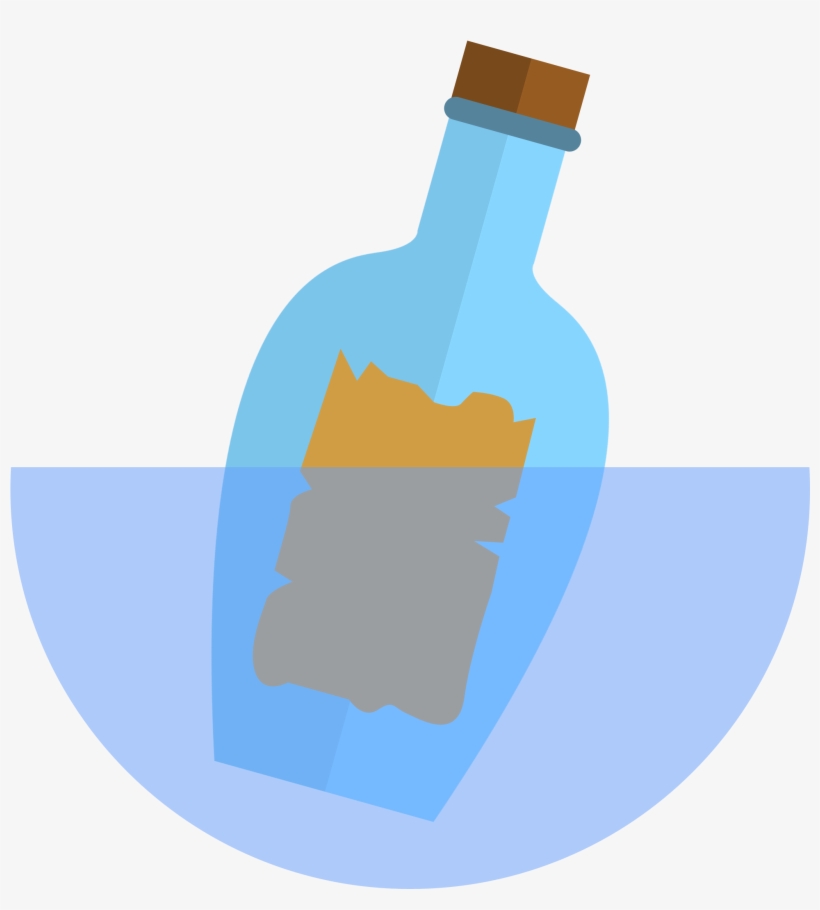 Message In A Bottle, transparent png #8431150