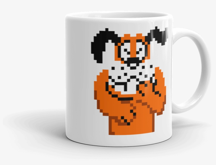 Duck Hunt Laughing Dog Nes Retro Video Game Coffee - Duck Hunt Dog, transparent png #8431312