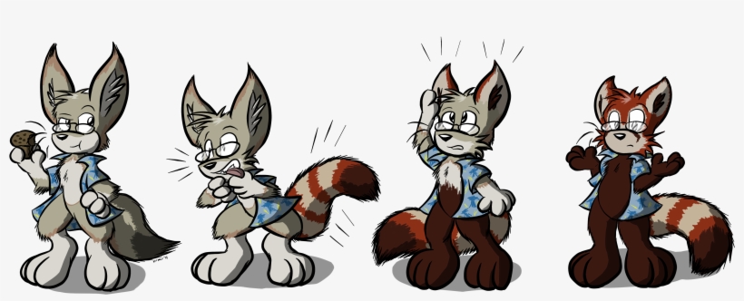 Red Panda Muffin - Red Panda Fennec Fox, transparent png #8431348