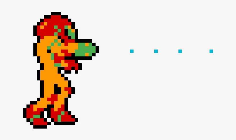Samus Aran Shooting Crap - Cartoon, transparent png #8431386