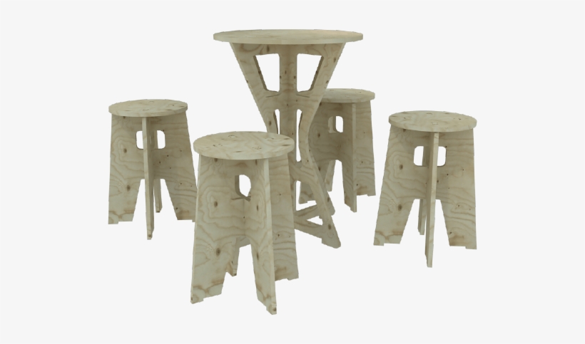 Cafe Table Seating Package - Bar Stool, transparent png #8431391