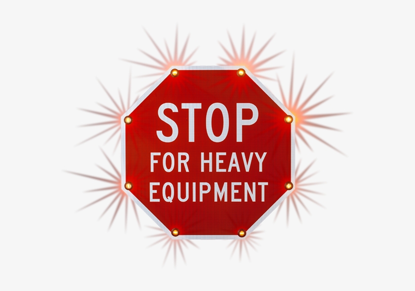 Custom Solar Led Stop Sign - Sign, transparent png #8431421