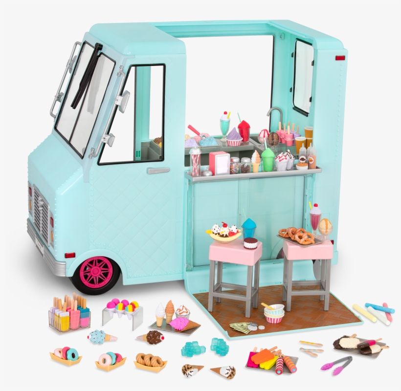 Sweet Stop Ice Cream Truck Blue - Sweet Stop Ice Cream Truck, transparent png #8432141