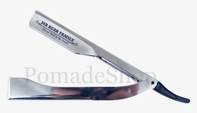 Mr Bear Family Straight Razor Shavette Barber - Blade, transparent png #8432576
