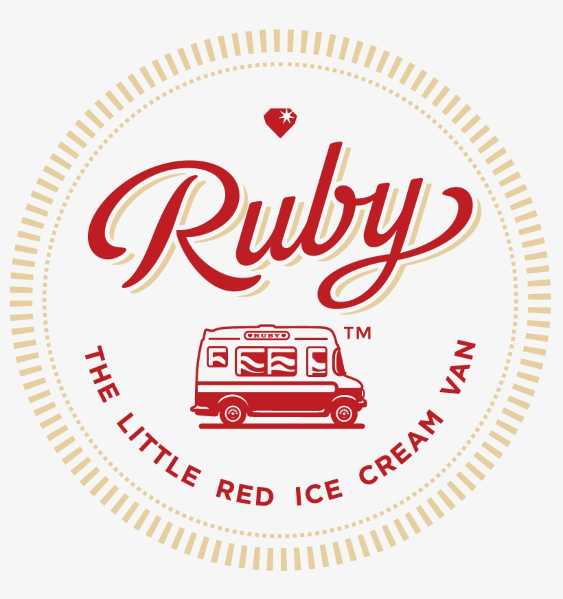 Ruby Ice Cream Van - Emblem, transparent png #8433165