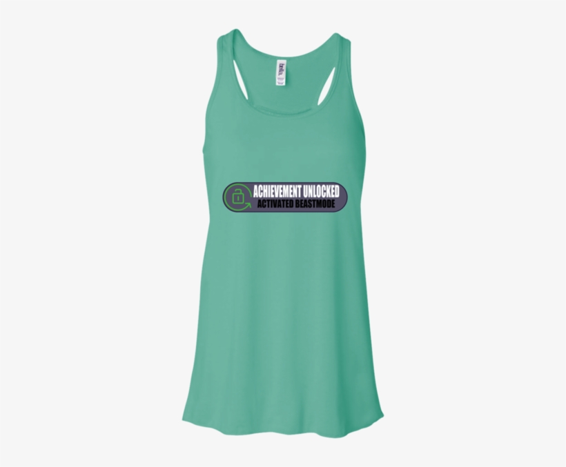 Beastmode B8800 Bella Canvas Flowy Racerback Fitvida - Shirt, transparent png #8433871