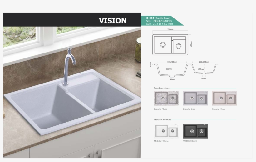 Vision - Kitchen Sink, transparent png #8433938