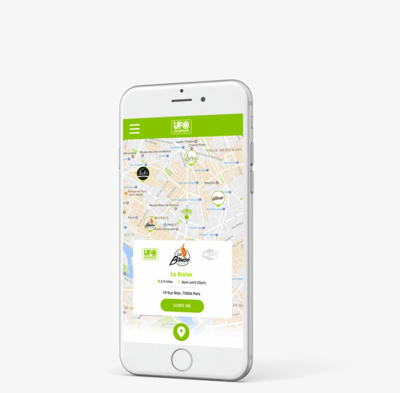 Ufocharger First Service Geolocalized - Iphone, transparent png #8433970