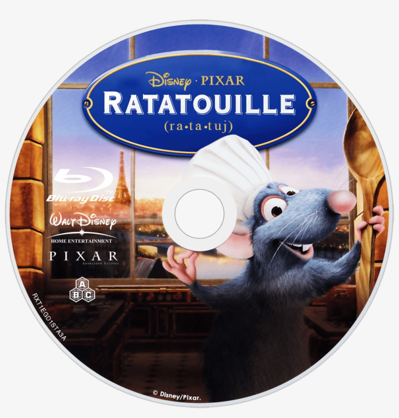 Ratatouille Movie Fanart Fanart - Ratatouille Blu Ray Cd, transparent png #8434821