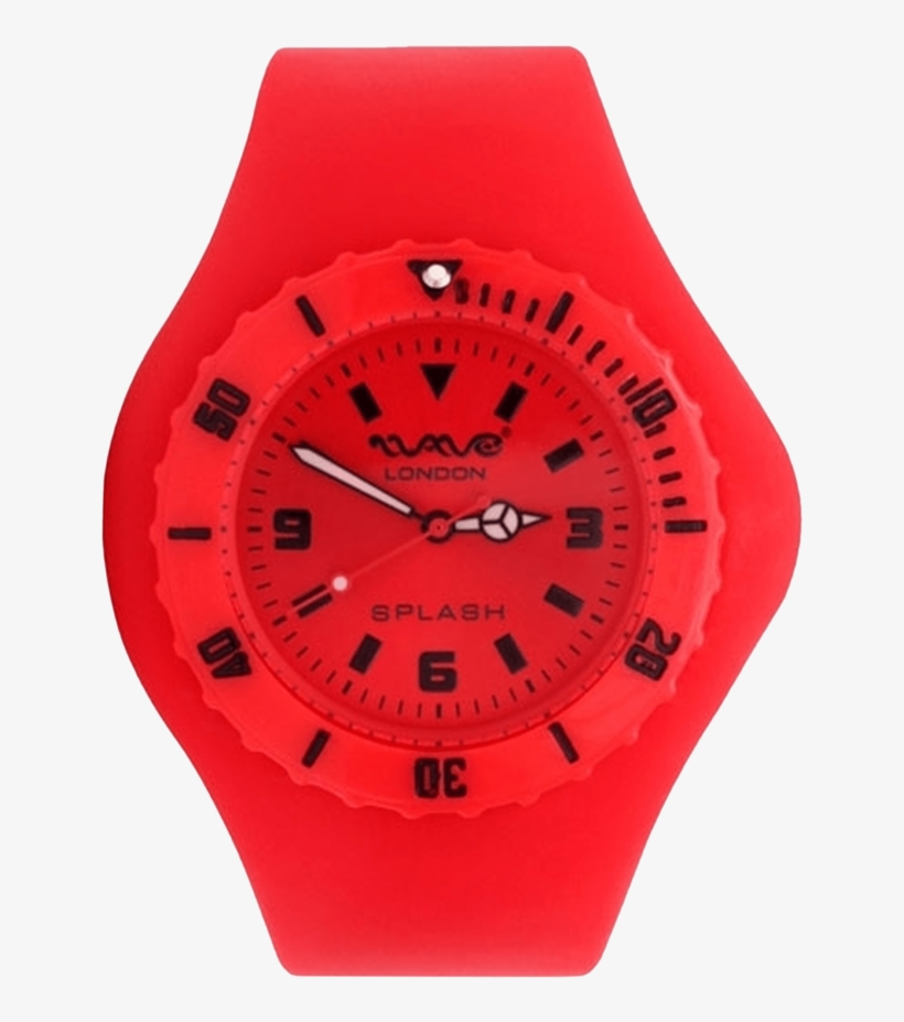 Splash Neon Red Ladies Watch - Watch, transparent png #8434868