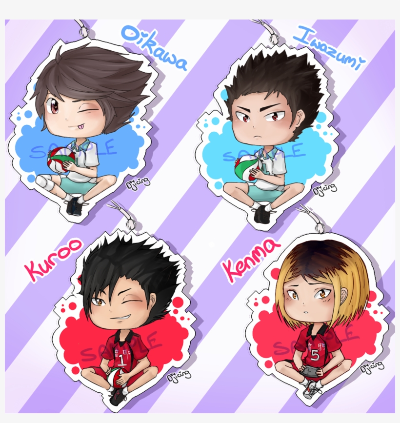 Haikyuu Charms Limited Stock - Cartoon, transparent png #8434944