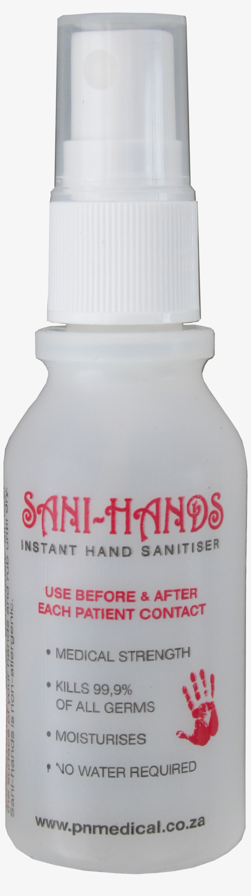 Sani-hands Hand Sanitiser Spray - Cosmetics, transparent png #8435065