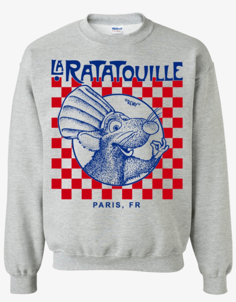 Disney Pixar Ratatouille Remy Paris Checkerboard Sweatshirt - Ugly Christmas Sweater Volvo, transparent png #8435121