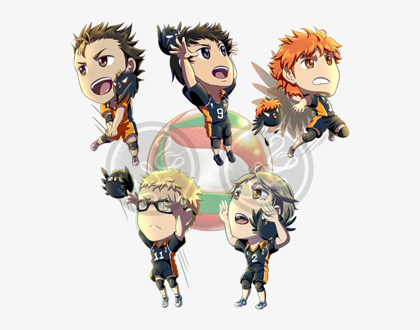 Haikyuu Babes Available As Charms On Etsy - Cartoon, transparent png #8435168