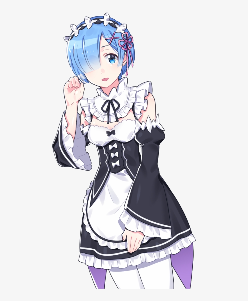 レム - Simyano - Pixiv - Re Zero Girl Transparent, transparent png #8435169