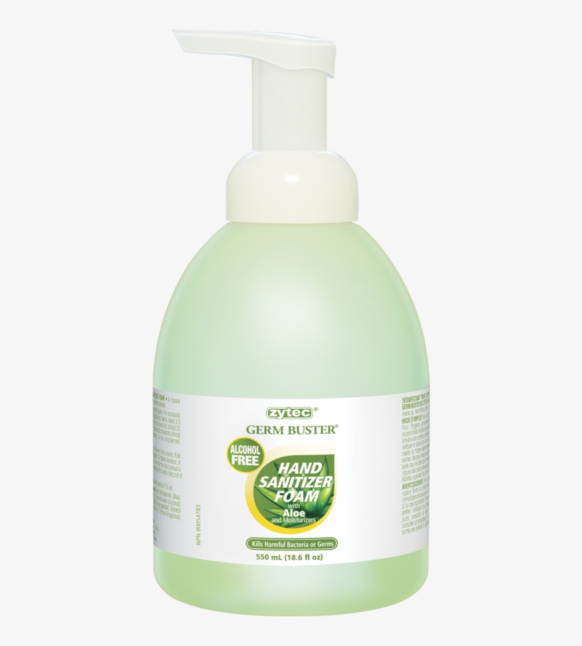 Zytec Germ Buster Alcohol Free Foam Hand Sanitizer - Fever Tree Tonic Nz, transparent png #8435199